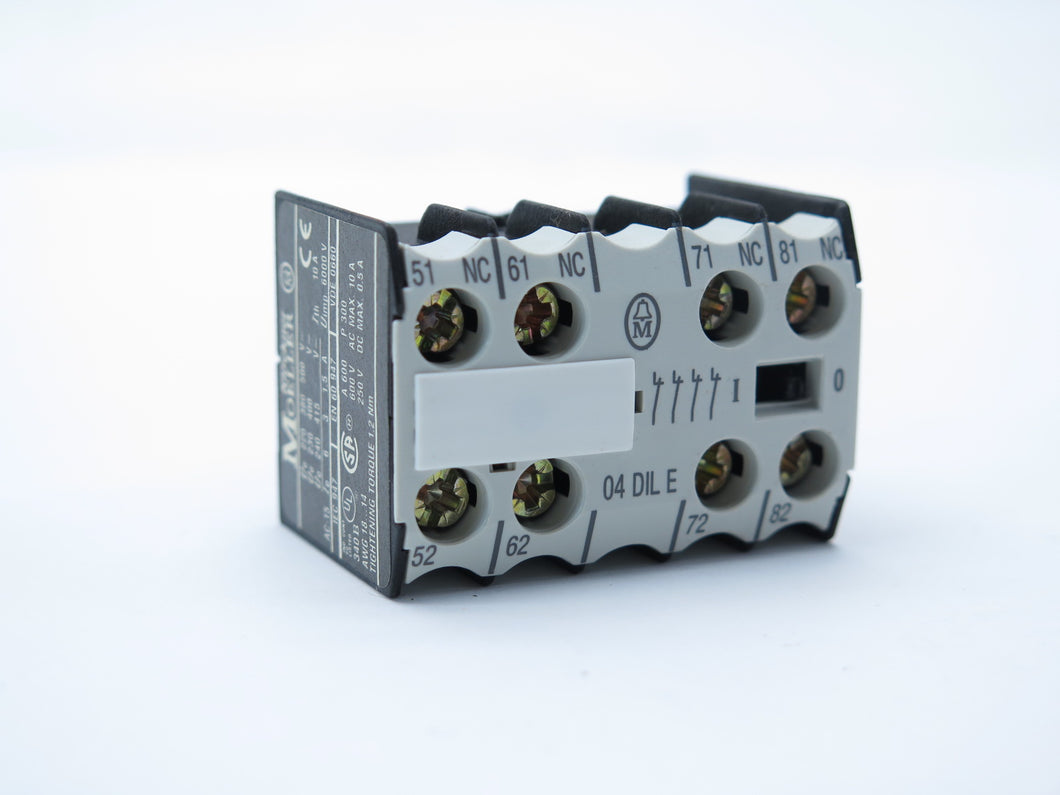 Moeller 04 DIL E  Auxillary Contact Block - Advance Operations
