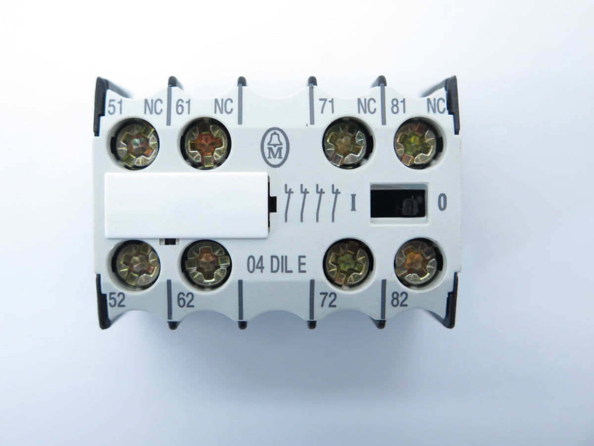 Moeller 04 DIL E  Auxillary Contact Block - Advance Operations