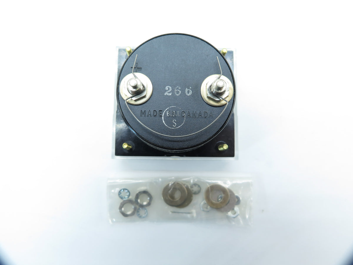 Simpson Panel Meter Model 2 1/2"W Range 0-25V DC - Advance Operations