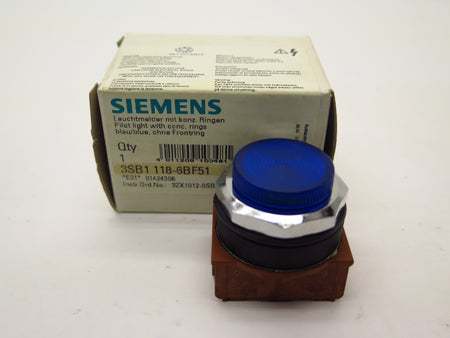 Siemens 3SB1118-6BF51 Pilot Light blue - Advance Operations