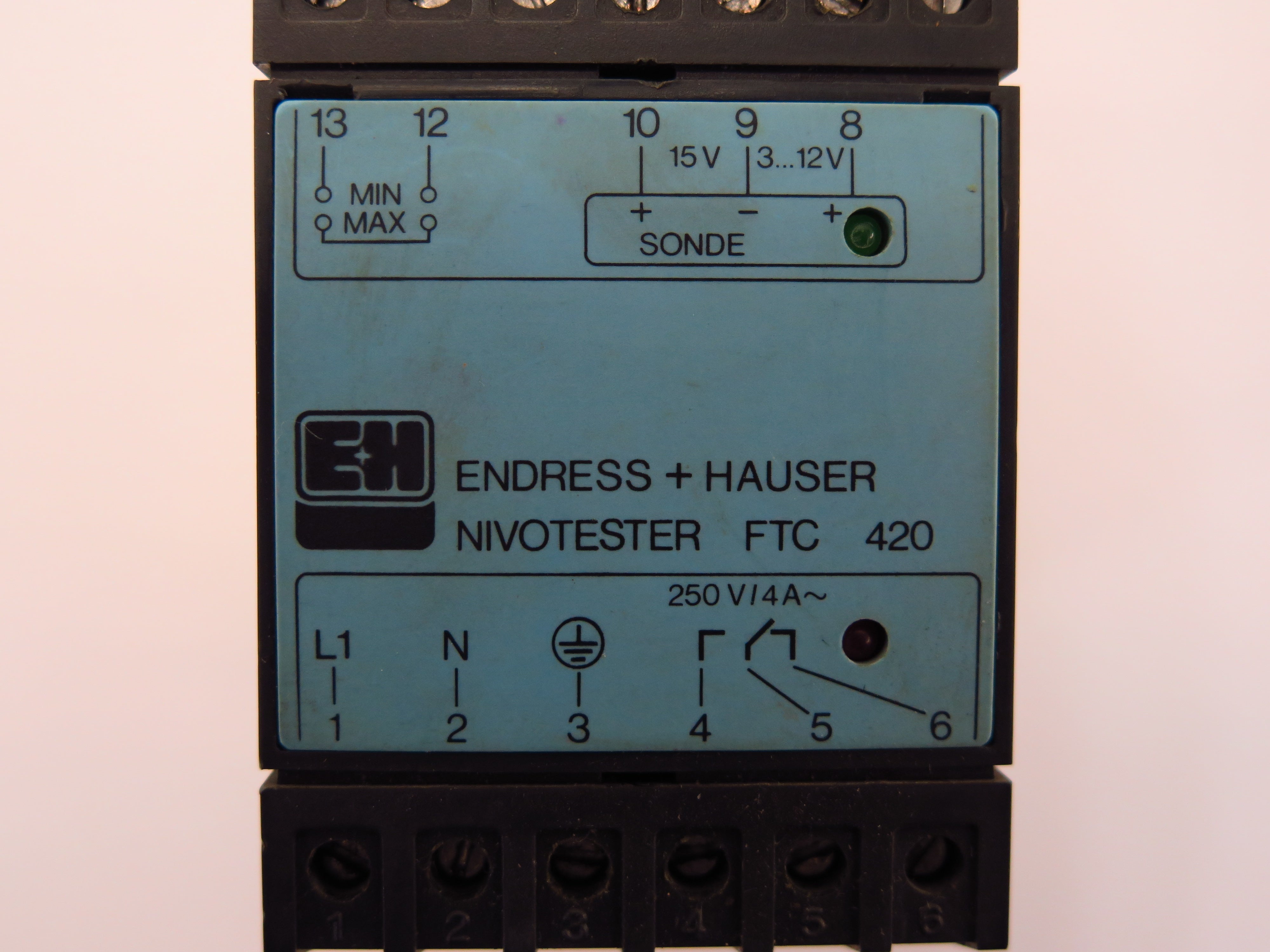 Endress & Hauser FTC 420 Nivotester Limit Switch 250V 4A - Advance Operations