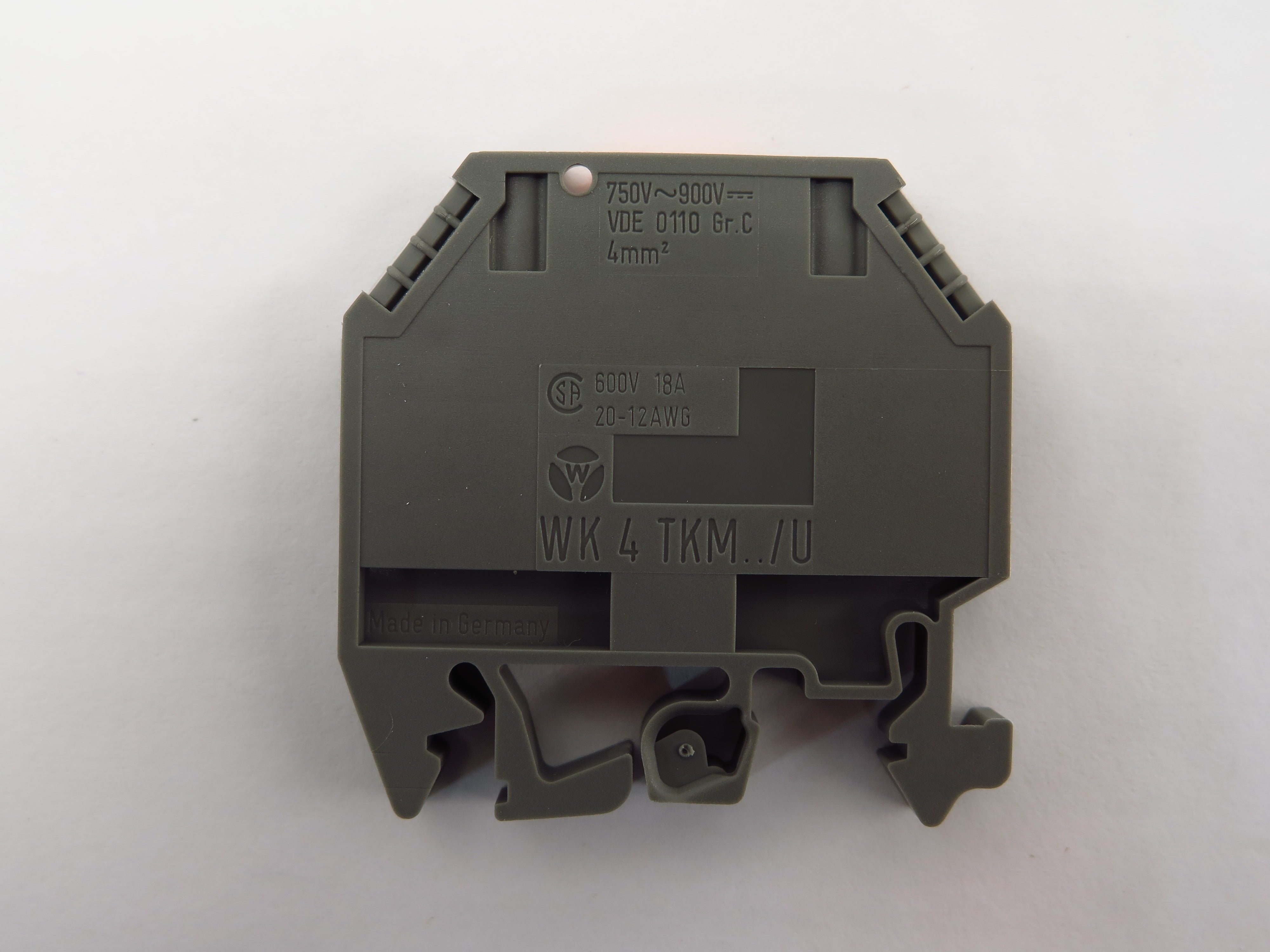 Wieland Knife disconnect terminal WK 4 TKM /U Lot of 10 - Advance Operations