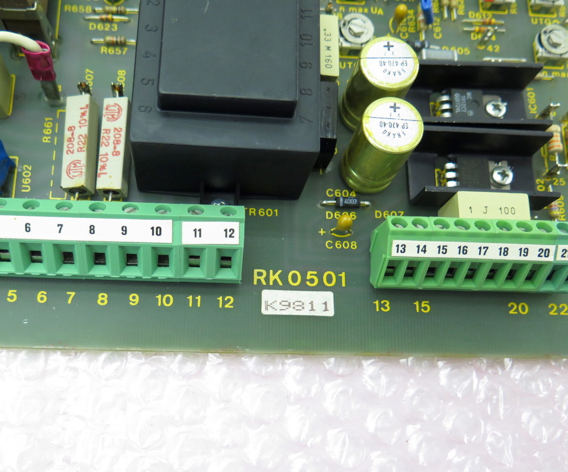 Erhardt Leimer Circuit Board RK 0501 K9811 - Advance Operations