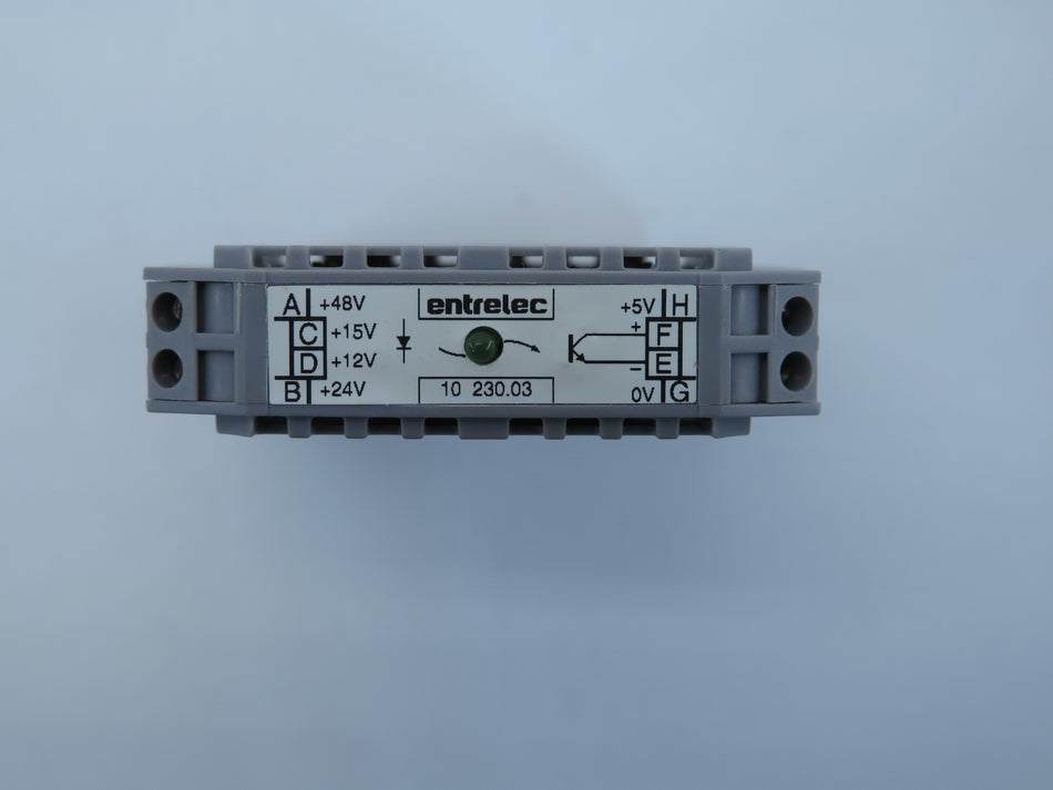 Entrelec 10 230.03 Relay Terminal Block - USED (Lot of 2) - Advance Operations