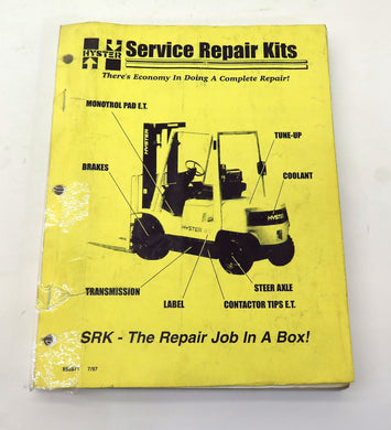 Hyster Lift Truck SRK Service Repair Kits Catalog 852871 - Advance Operations
