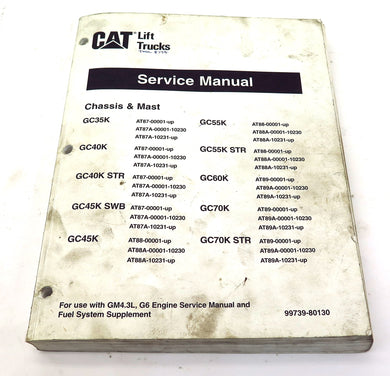 Caterlillar Lift Truck Service Manual 99739-80130 - Advance Operations