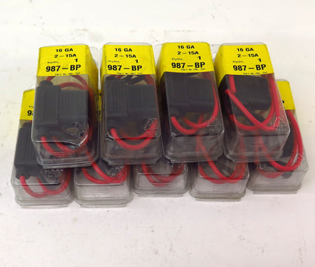 Pico In-Line Fuse Holder with Cap 987-BP 16 AWG 15A (9) - Advance Operations