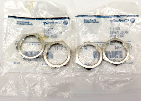 Allen-Bradley 871C-N4 Brass Nuts Nickel Plated (4 Nuts) - Advance Operations