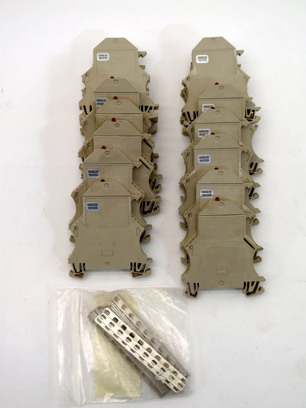 Weidmuller WSI 6 Rail Mount Fuse Terminal (Lot of 14) - Advance Operations