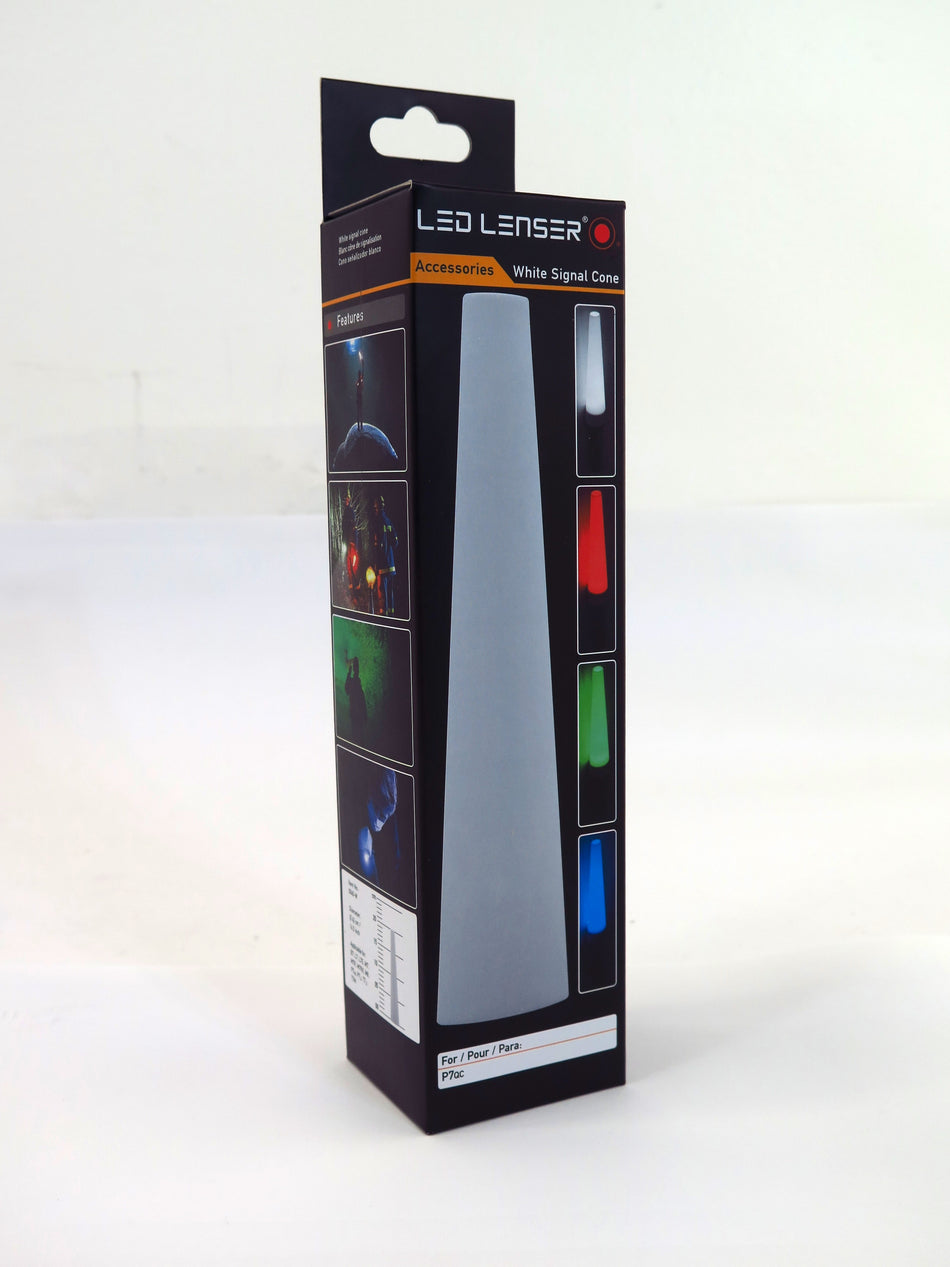 Genuine 0040-W 880221 LEDLENSER White Signal Cone for Flashlight Torch P7QC - Advance Operations