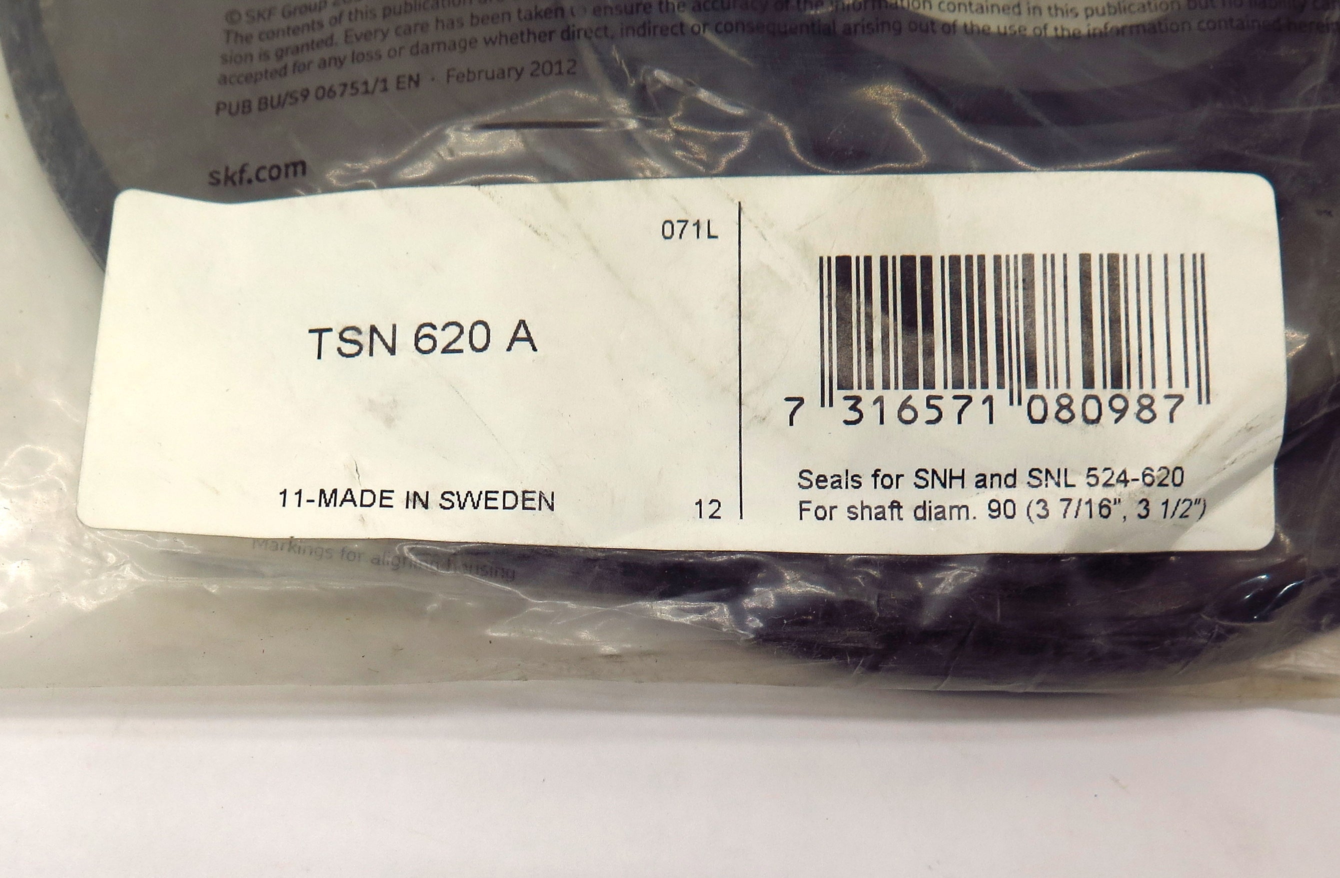 SKF V-Ring Bearing Housing Seal TSN 620 A TSN620A - Advance Operations