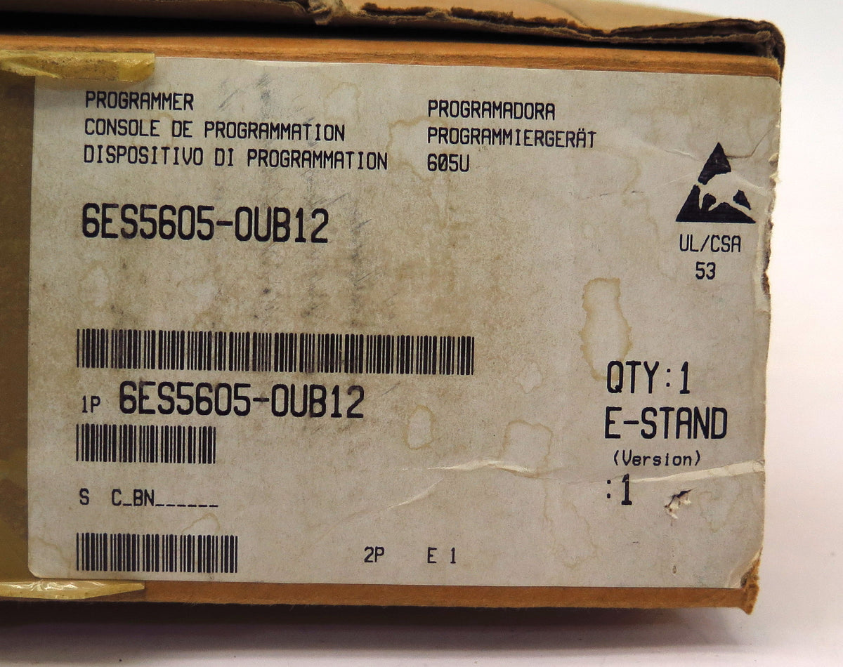 Siemens Simatic PG605U Hand Held Programming Unit 6ES5605-0UB12 - Advance Operations