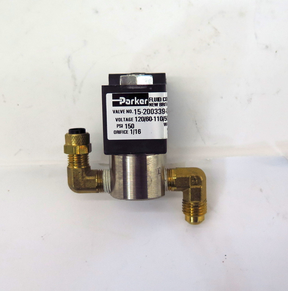 Parker Solenoid Valve 15-200339-002 "E" 150 Psi 110/120V - Advance Operations