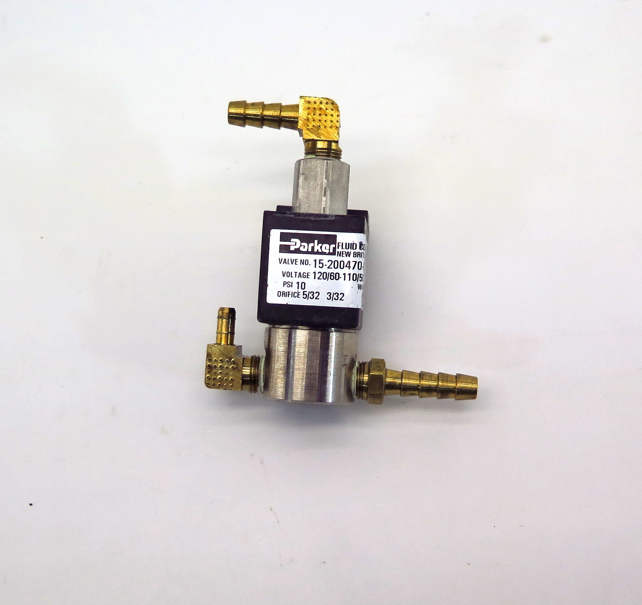 Parker Solenoid Valve 15-200470-004 "D" 10 Psi 110/120V - Advance Operations