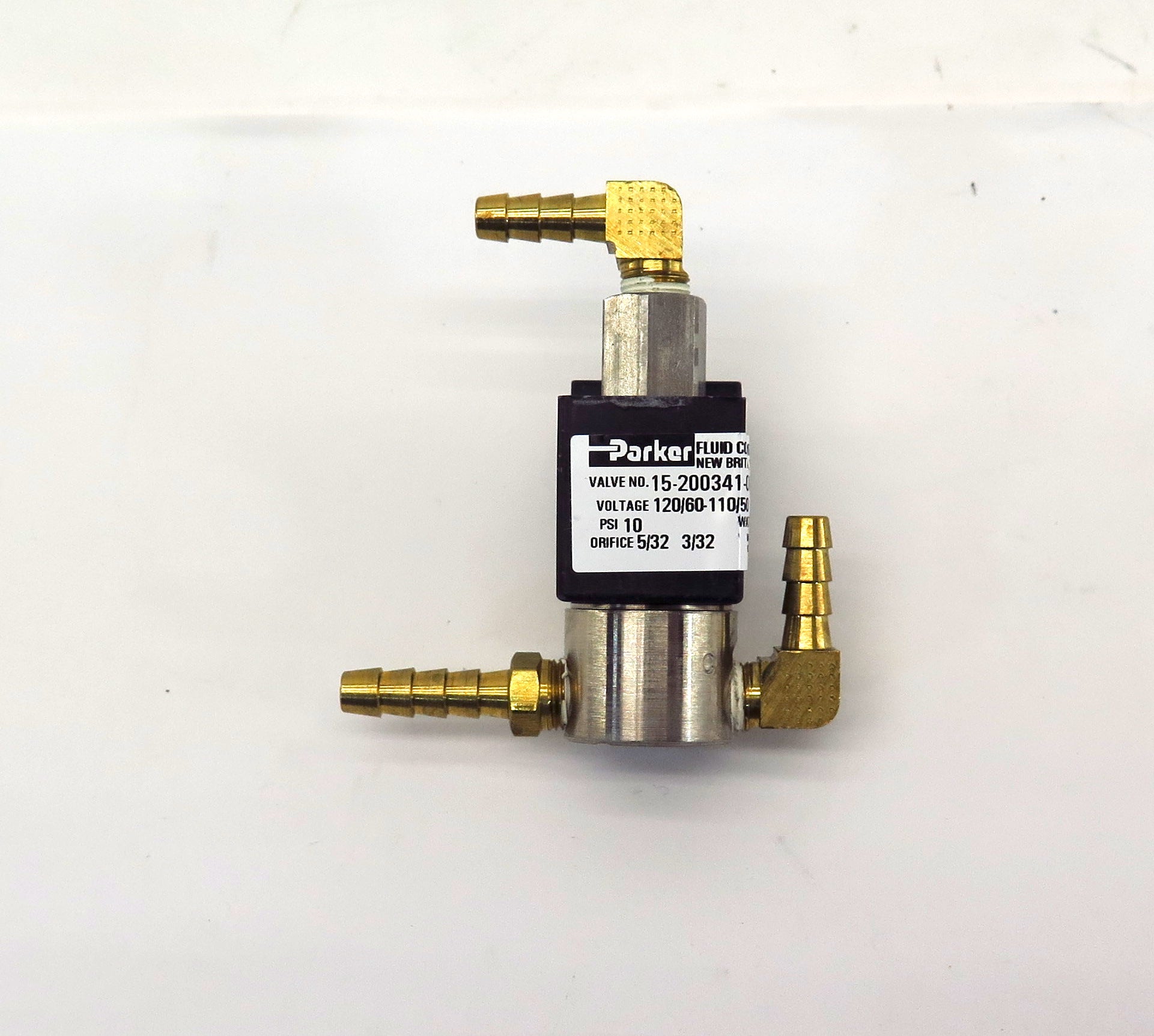 Parker Solenoid Valve 15-200341-005 "D" 10 Psi 110/120V - Advance Operations