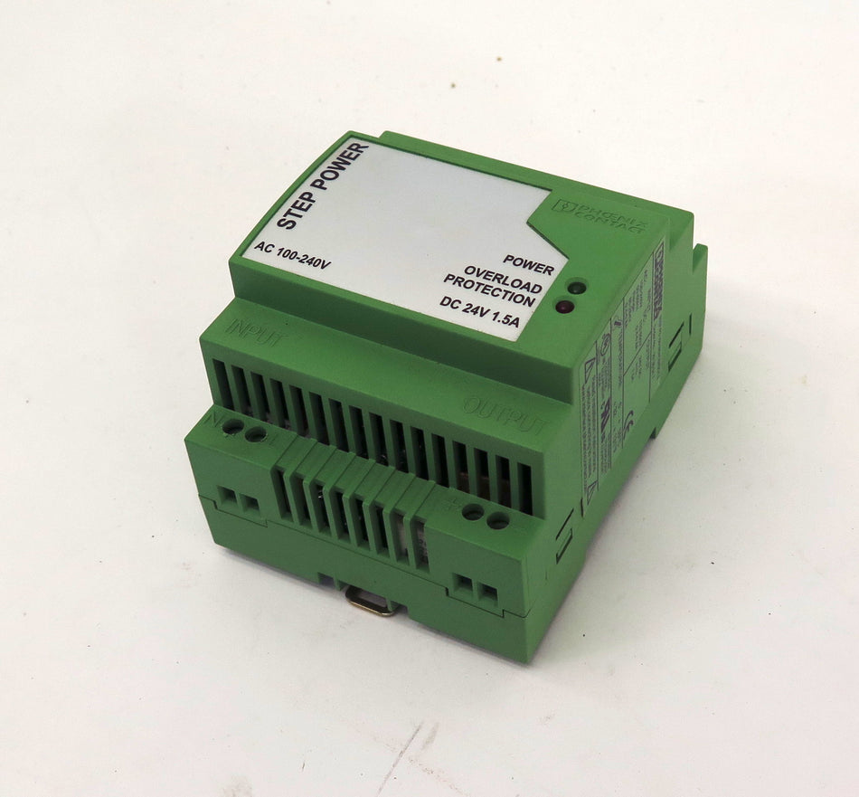 Phoenix Contact Step Power Supply STEP-PS-100-240AC/24DC/1.5 100-240Vac - Advance Operations