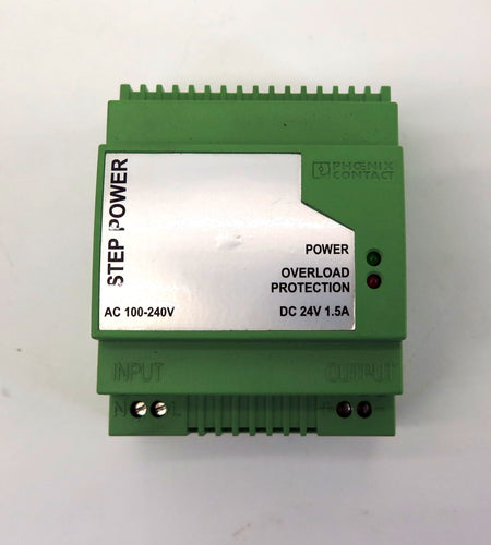 Phoenix Contact Step Power Supply STEP-PS-100-240AC/24DC/1.5 100-240Vac - Advance Operations