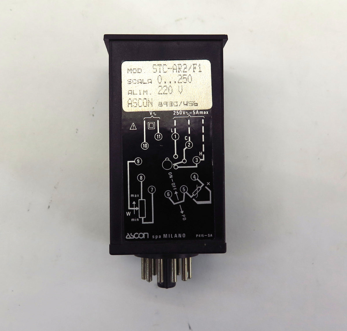 Ascon Temperature Controller STC-AR2/F1 220V 0...250°c - Advance Operations
