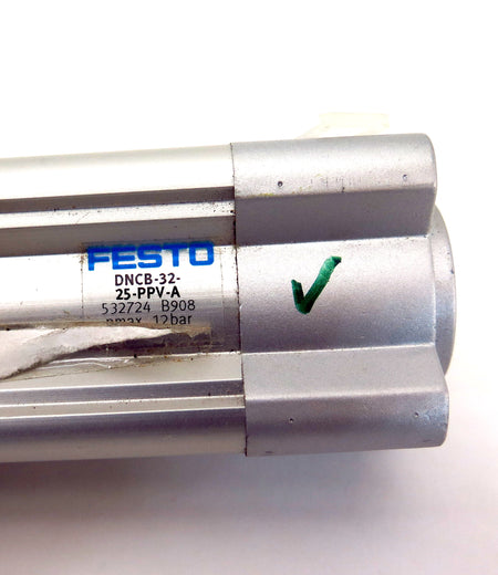 Festo Pneumatic Cylinder DNCB-32-PPV-A 32MM Bore 25mm Stroke - Advance Operations
