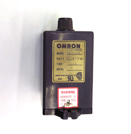 Omron Solid State Timer STP-MND-AA-UA 0-10 Sec  120 Vac - Advance Operations