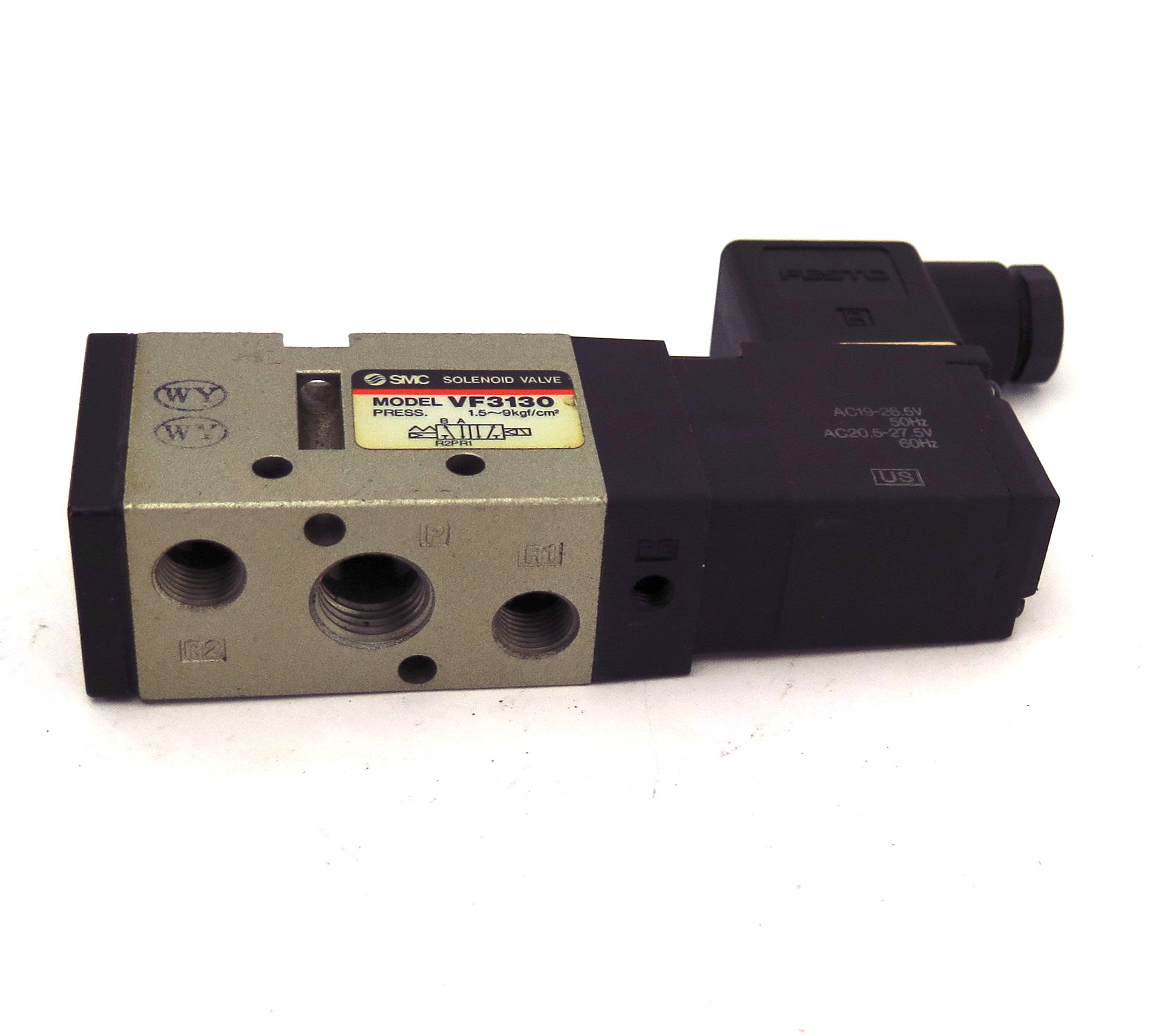 SMC Solenoid Valve VF3130 19-26.5VAC Coil - Advance Operations