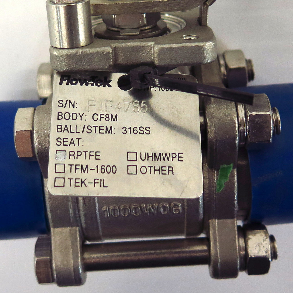 Bray FlowTek Flow-tek 3 Piece Stainless Steel Ball Valve 3/4" Socket Weld - Advance Operations
