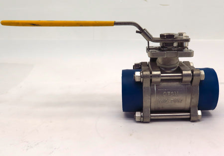 Bray FlowTek Flow-tek 3 Piece Stainless Steel Ball Valve 1-1/2" Socket Weld - Advance Operations