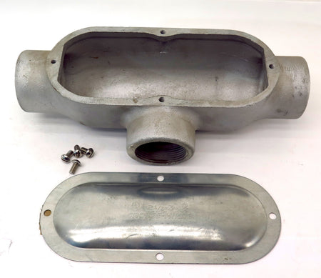 Crouse-Hinds T-789 Ductile Iron Condulet Conduit 2-1/2" With Steel Cover - Advance Operations