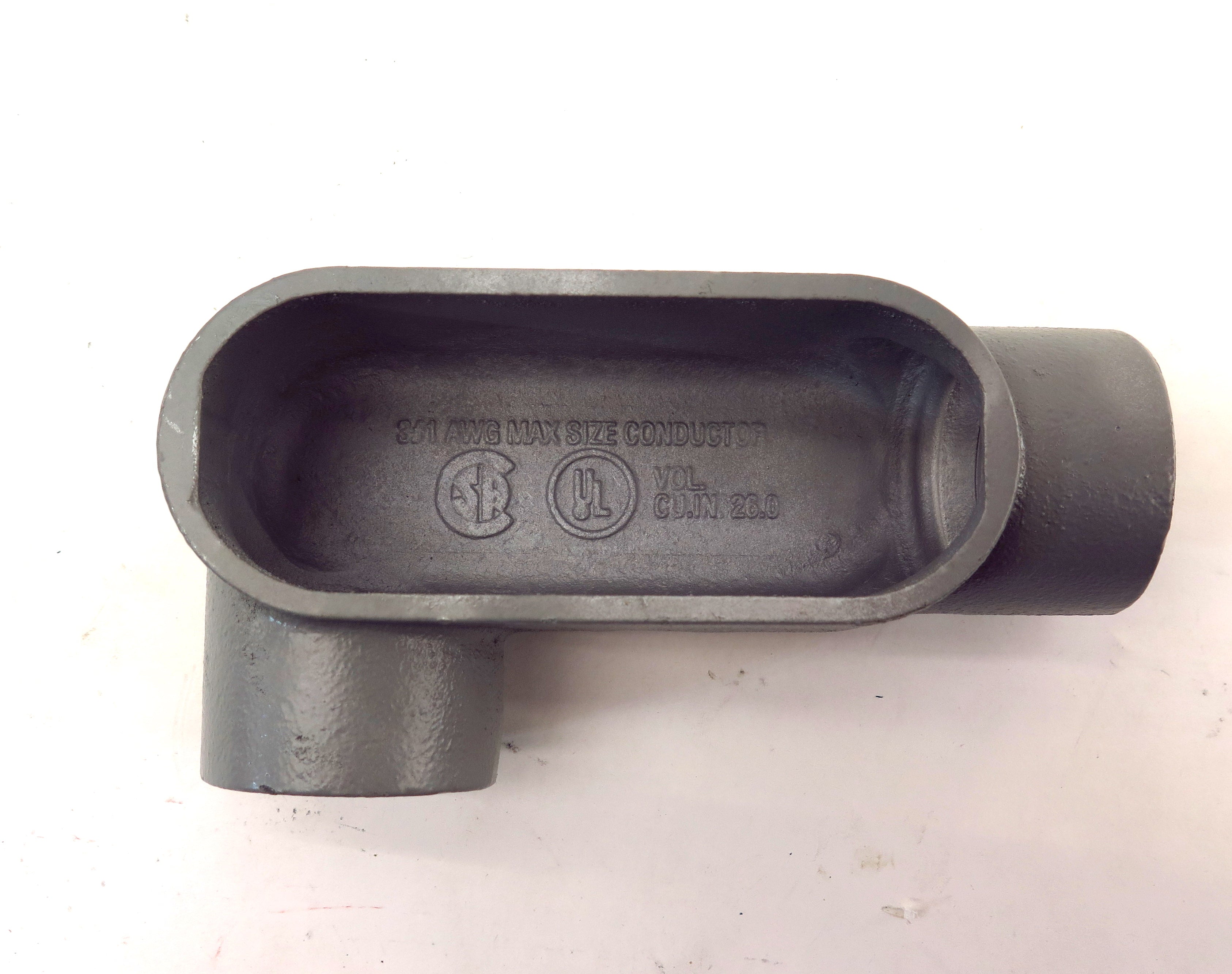 Killark Hubbell Iron Conduit Body LR57 Type LH 1-1/2" Gasket & Steel Cover - Advance Operations