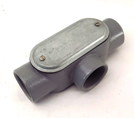 Killark Hubbell Electrical Iron Conduit Body T67 Size 2" Gasket & Steel Cover - Advance Operations
