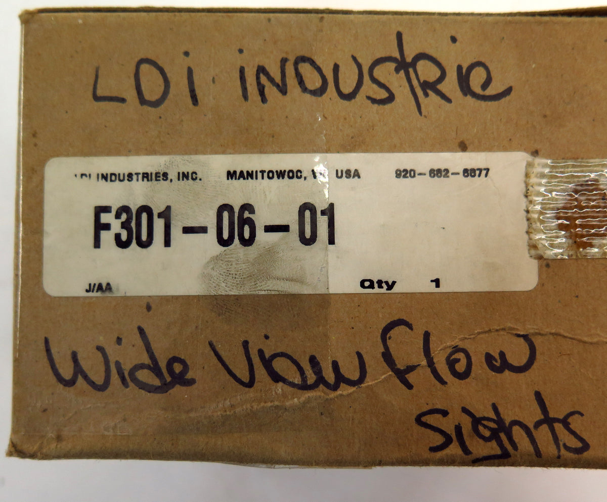 LDI Industries Wide View Flow Sight F301-06-01 1" Connection - Advance Operations