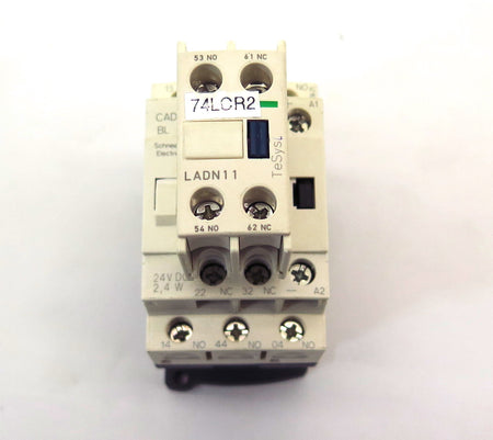 Schneider LAD4TBDL Contactor & LADN11 Auxiliary Contact MINT 24VDC Coil - Advance Operations