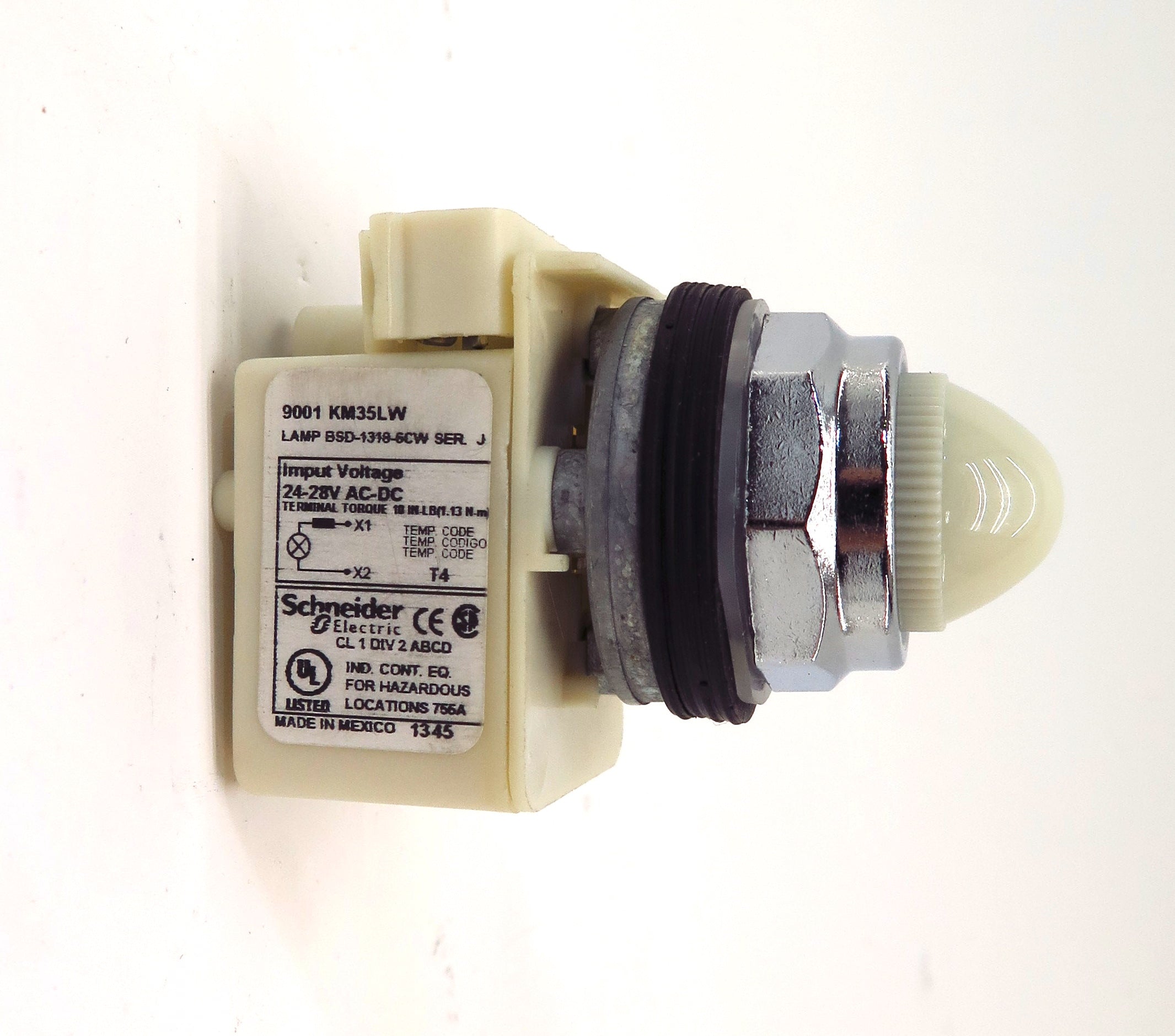 Schneider Electric 9001 KM35LW Led Light Lamp Module White 24...28V AC/DC - Advance Operations
