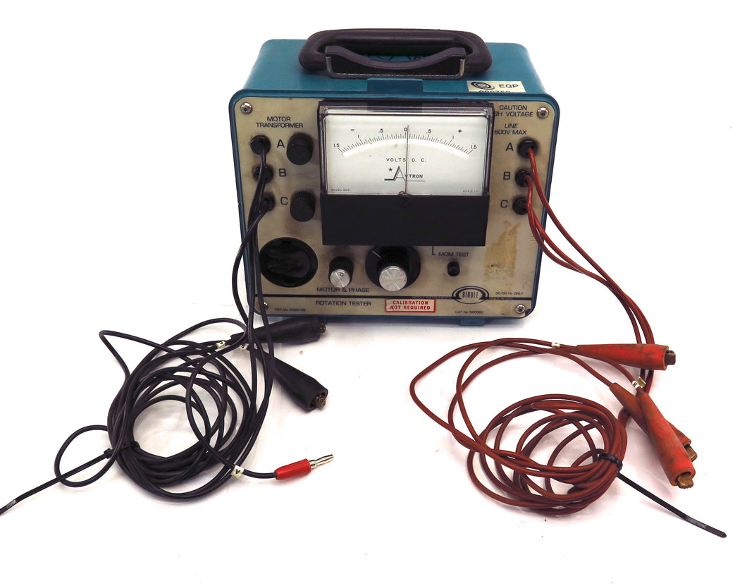 Biddle Motor & Phase Rotation Tester Cat No 560060 - Advance Operations