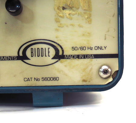 Biddle Motor & Phase Rotation Tester Cat No 560060 - Advance Operations
