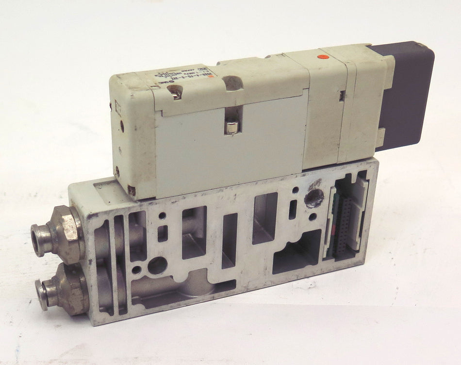 SMC Solenoid Valve VSS8-4-FG-S-3VZ 0.1...1.0MPa With Base - Advance Operations