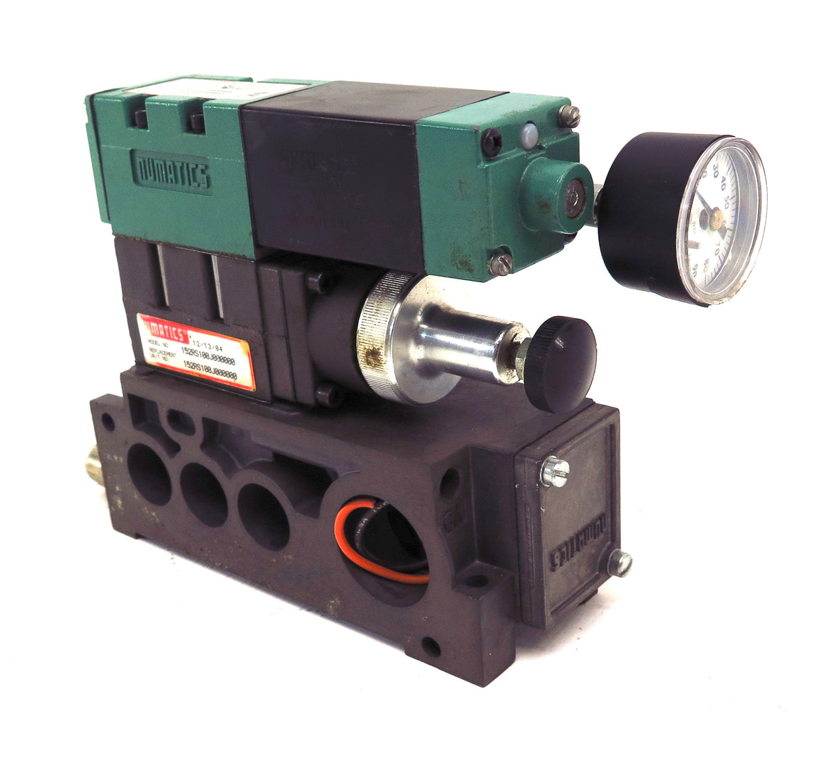 Numatics Solenoid Valve 152SA400M000061 & Regulator 152RS100J000000 + Base - Advance Operations