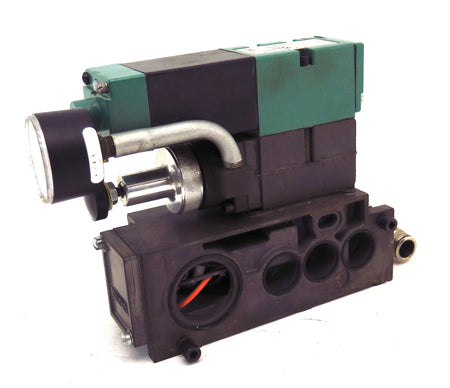 Numatics Solenoid Valve 152SA400M000061 & Regulator 152RS100J000000 + Base - Advance Operations