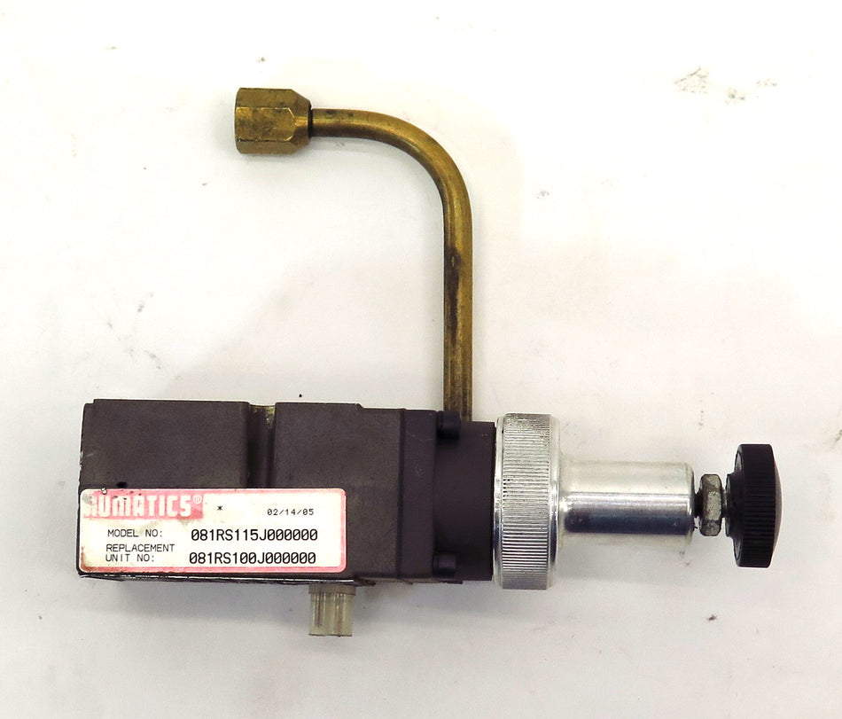 Numatics Pressure Regulator 081RS100J000000 - Advance Operations