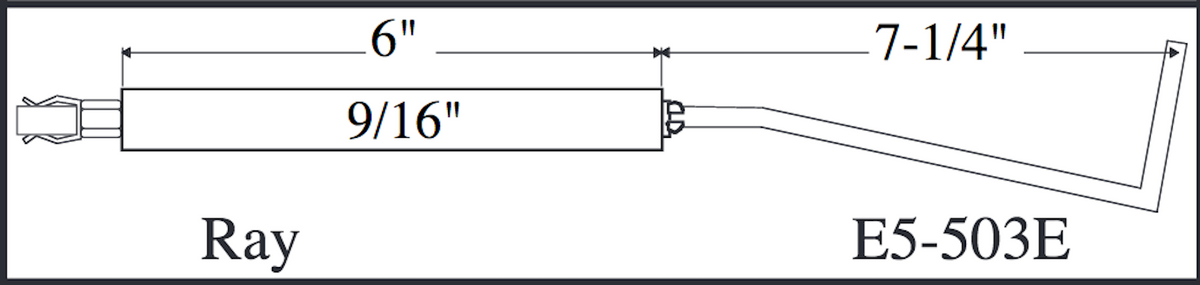 Westwood High Dielectric Strength Electrode Flame Rod  E5-503E - Advance Operations
