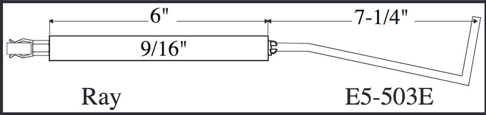 Westwood High Dielectric Strength Electrode Flame Rod  E5-503E - Advance Operations