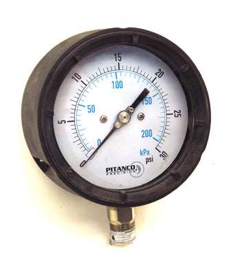 Pitanco Precision Pressure Gauge 0...30 Psi 4