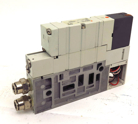 SMC Solenoid Valve VQC4101-5 & Interface Speed Control VVQ4000-20A-1 + Base - Advance Operations