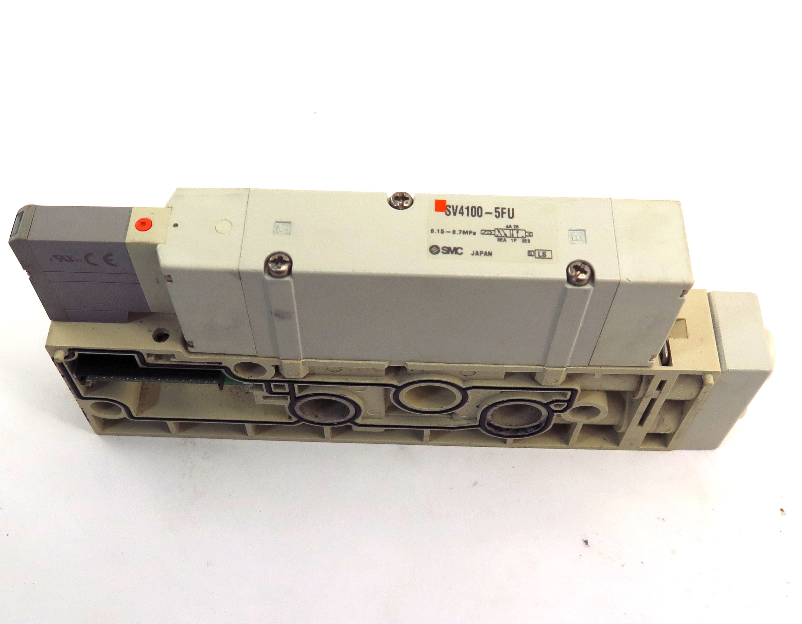 SMC Solenoid Valve SV4100-5FU  + Manifold Base - Advance Operations