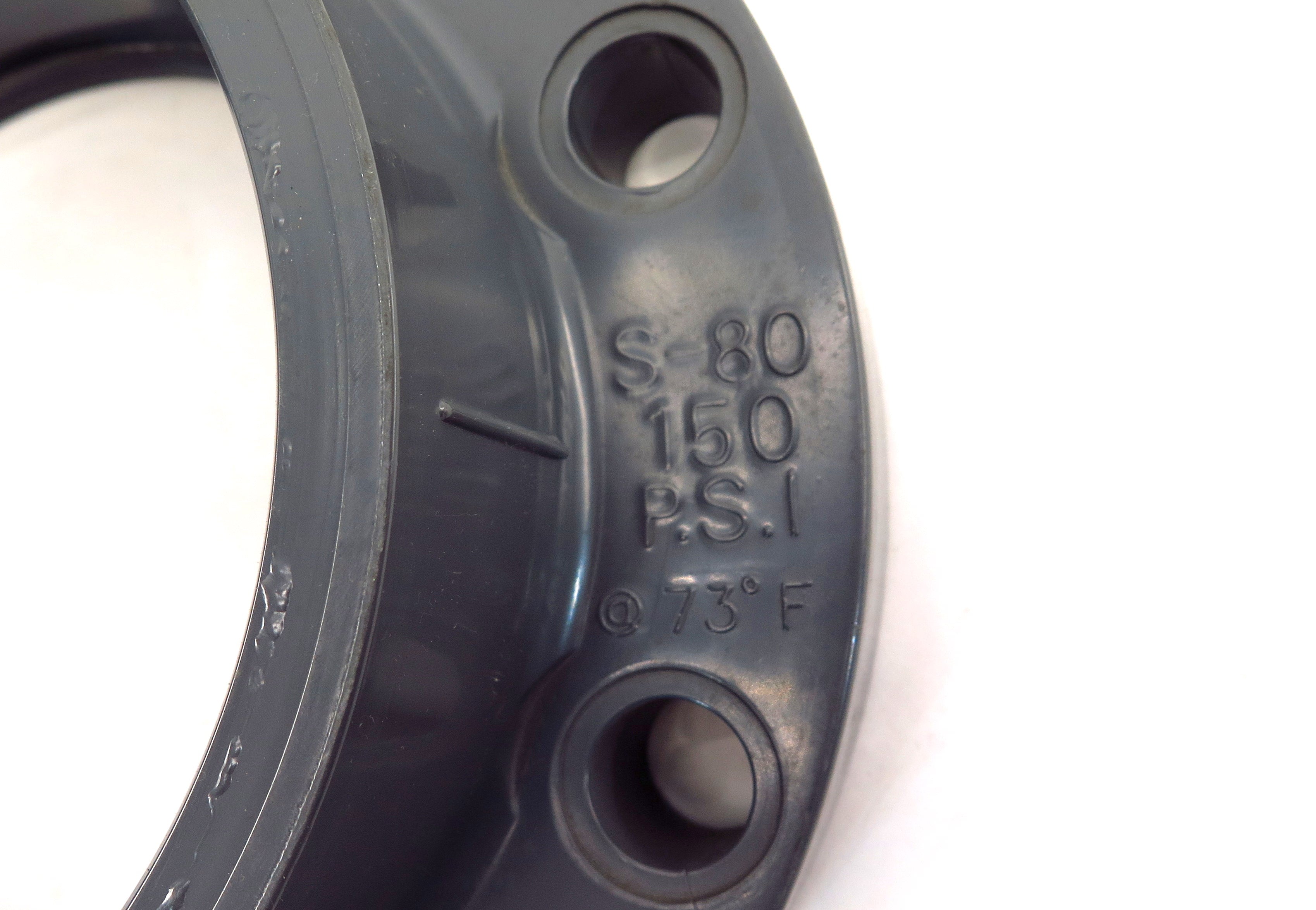 ChemKor Schedule SCH 80 Solid Flange 6" PVCI F1970 - Advance Operations
