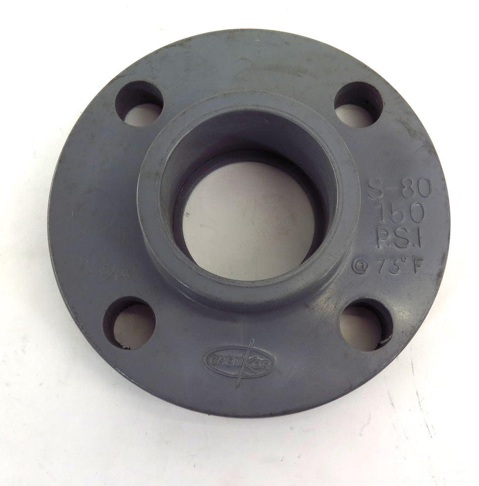 ChemKor Schedule SCH 80 Solid Flange 2" CPVC F1970 - Advance Operations