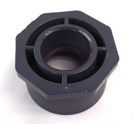 ChemKor Schedule SCH 80 Socket Reducing Bushing 4" x 2" PVC - Advance Operations