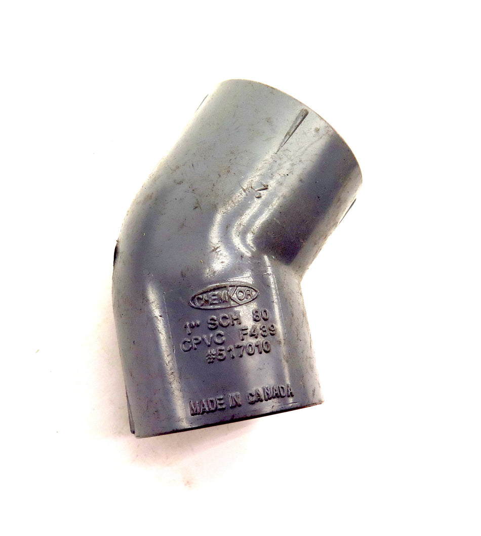 ChemKor Schedule SCH 80 Socket Tee 1/2" CPVC 501005 (14) - Advance Operations