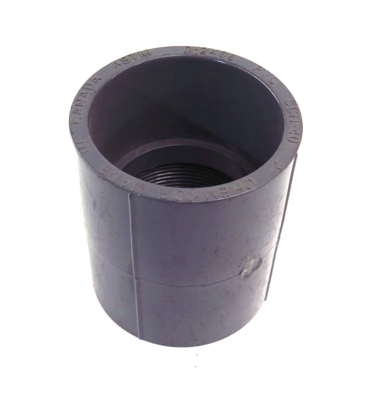 ChemKor Schedule SCH 40 Socket 2" to Thread 2" Female Adaptor PVC D-2466 - Advance Operations