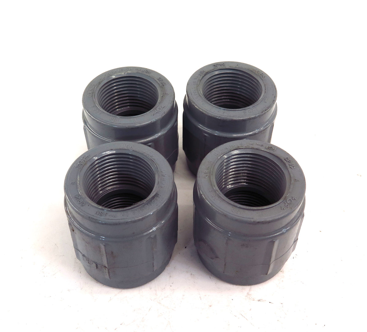 +GF+ Schedule SCH 80 Threaded Coupling 1" CPVC F437 (4) - Advance Operations